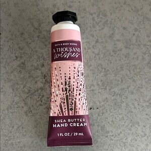 Bath & Body Works A Thousand Wishes Pink and Maroon Hand Cream